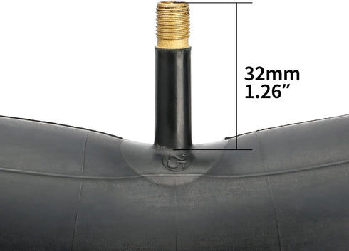 RUTU 20 inch Bike Tube, 20x1.125/1.50/1.75/2.50/3.0/3.5/4.0 with Installation Accessories, 2 Pack Bicycle Tube