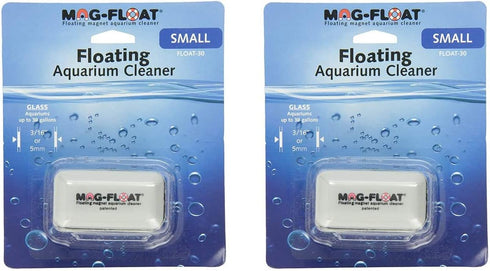 Gulfstream Tropical AGU030SM Mag-Float Glass Aquarium Cleaner, Small - 2 Pack