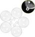 10pcs Fish Float Home Decor, Aquarium Decorations, Fillable Clear Plastic Ornaments Balls