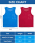 Scrimmage 12/24 Pack VOGRYE Vests Pinnies for Basketball Football Lightweight Team Practice Jerseys for Kids Youth