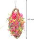 Bird Jute Paper Strips - Parrot Mesh Bag Hanging Chewing Toy for Parakeet Cockatiel Conure