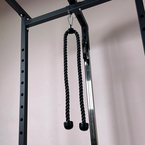 KORIKAHM Long Tricep Rope, 47-63 Inch Cable Attachment for Home Gym Pulley System