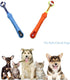 Orgrimmar 2 PCS 3-Sided Pet Toothbrush for Dogs and Cats, Dental Care, Removes Bad Breath and Tartar