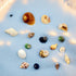 SINGEWOW 16PCS 1.6"-3.3" (16Pcs Natural Sea Conch Hermit Crab Shells,Growth Turbo for Large to Medium and Small