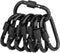 Locking Carabiner Clip, Vonpri 3 Inch D Ring Clips, Spring Snap Key Chain Hook, Aluminum Carabiners for Outdoor Travel