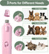 Zoxalru 2-in-1 2 Trimmer Dog Nail Clipper & Nail Grinder with LED Lights Splash Guard for Large Medium Small Cats Dogs