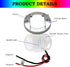 4Pcs 3 12V Marine Boat Interior Lights RGBW, Round Waterproof Boat Deck Courtesy Light, Stern Transom Anchor Navigation