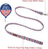 Patriotic Dog Leash, Sturdy Durable 4th of July Cotton Dog Leash, American Flag Training Leash for Small Medium Large