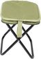 GALPADA Mini Folding Outdoor Stool Lightweight Portable Chair with Carbon Steel Frame