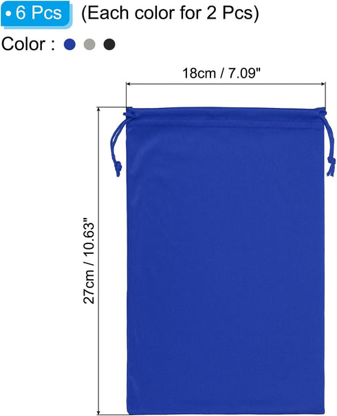 PATIKIL Ski Goggle Bag, Soft Microfiber Protective Storage Sleeve with Drawstring Pouch