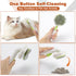 2PCS Pet Knotting Comb with 1PC Cat Brush, Dog Brush with Release Button for Shedding, Jaxbo Grooming Tool for Dogs and