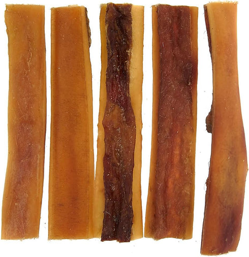 Dently Nature's Chews Slow Roasted Hide Bacon Flavor, 5 oz Bag for Heavy Chewers + 1-Doggie Waste Roll