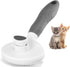 Cat Grooming Brush - Self Cleaning Slicker Brush for Dogs, Cats, Gently Removes Loose Undercoat, Mats, Tangled Hair