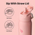 24oz BOTTLE BOTTLE Insulated Water Bottle Stainless Steel Sport Water Bottle with Straw and Adjustable Lid Daily Pill