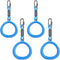 Dolibest 2 Pack of Ninja Gymnastic Rings,Monkey Ring Outdoor Backyard Ninja Accessories