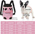 FEimaX Dog Carrier Backpack, Adjustable Hands-Free Travel Bag for Small Medium Dogs and Cats (Small, Pink)