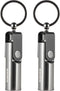 SOMGEM Permanent Match Keychain 2 Pack - Kerosene Refillable Waterproof Flint Fire Starter