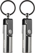 SOMGEM Permanent Match Keychain 2 Pack - Kerosene Refillable Waterproof Flint Fire Starter