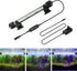Aquarium Light for Fish Tank, Auto on/Off Submersible White and Blue Plant Light with Timer and Dimming Function (7.5