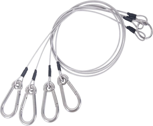 ZenWidea Heavy Duty Marine Grade Stainless Steel Crab Pot Harness 4 Arm Crab