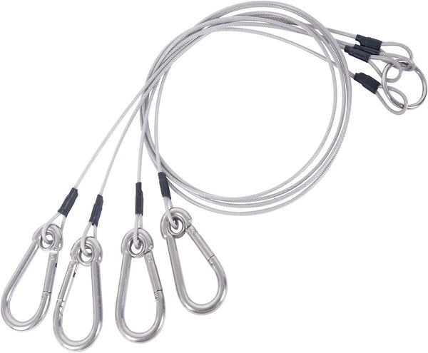 ZenWidea Heavy Duty Marine Grade Stainless Steel Crab Pot Harness 4 Arm Crab