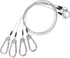 ZenWidea Heavy Duty Marine Grade Stainless Steel Crab Pot Harness 4 Arm Crab