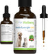 Pet Wellbeing Nettle-Eyebright Gold for Dogs - Natural Herbal Supplement for Allergies, 2 oz