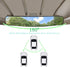 Golf Cart Rear View Mirror, 16.5 Inch Extra Wide Panoramic Fit for EZGO, Yamaha, Club Car