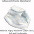 HIHETE 3 6.3" 11" Squirrel Diapers, PCS Washable Strechable Small Pet Cloth Diapers, Highly Absorbent and Leak-Proof