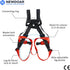 NewDoar CE Certified Climbing Harness - Rock Climbing Rappelling Equipment for Body Guard Protection