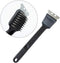 Stainless Steel Bird Droppings Cleaning Brush with Scraper, Birdcage Accessory for Parrot Pet Cage