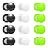 HINGTAI 12Pcs Marathon Running Bib Clips Number Holder Race Bib Fixing Fastener Clip