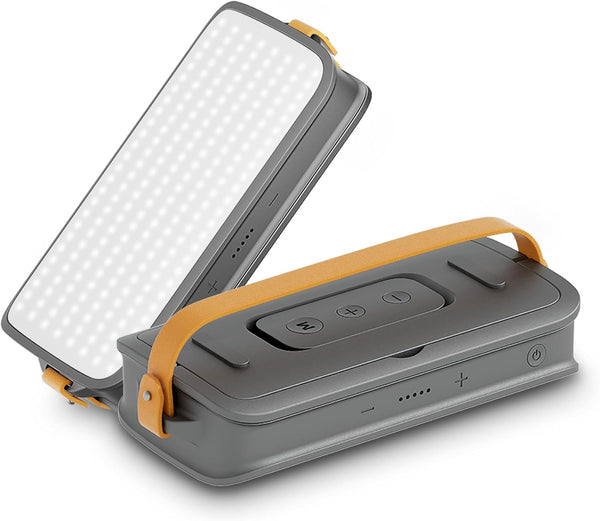 Portable 1500LM LED Camping Lantern, 10000mAh Rechargeable Power Bank, IPX4 Waterproof Tent Light for Camping
