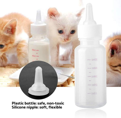 Aoaoy 21x12x4 Puppy Bottles Milk for Kittens Dog Cat Milk Bottle for Puppy Kitten Newborn Pet Grooming Kit Pet Supplies