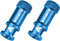 Granite Juicy Nipple Valve Cap with Valve Core Removing Function, Durable Alloy Bike Tire Caps Dust Covers (Blue)