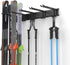Ultrawall Ski Rack for Wall Mounted Storage, 10 Pairs of Skis Holder, Garage Organizer System, Holds Up to 300lbs