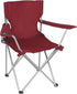 Generic Quad Folding Camp Chair with Cup Holder (Red)