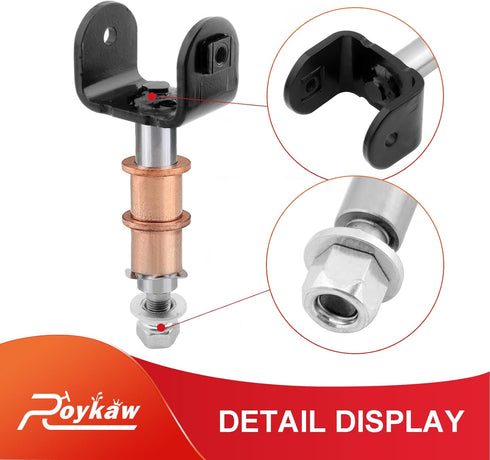 Roykaw Kingpin Repair Kit Compatible with Club Car Precedent 2004-up Gas/Electric Golf Cart, Replaces OEM #103638601