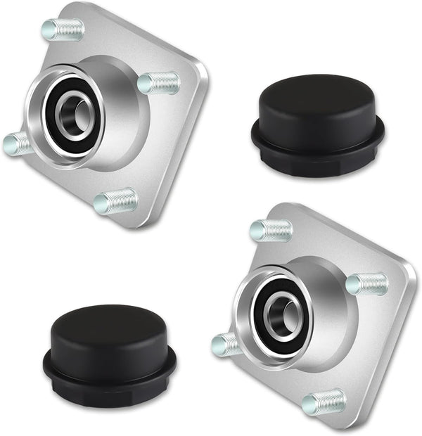 Golf Cart Front Wheel Hub Assembly with Bearings for 2003-Up Club Car DS & Precedent, 2018-Up Tempo Gas & Electric (2