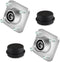 Golf Cart Front Wheel Hub Assembly with Bearings for 2003-Up Club Car DS & Precedent, 2018-Up Tempo Gas & Electric (2