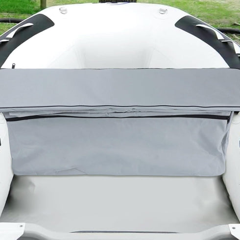 FABULETTA 420D 85cm) Bench Seat Cover for Inflatable Boat, Oxford Bench Seat Protector with Storage Pocket, Waterproof