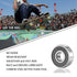 SHKI 10 Pack 608 2RS Ball Bearings – Miniature Deep Groove Bearings for Skateboards, Inline Skates, Scooters
