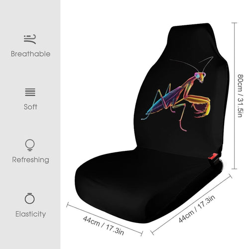 SONGTING 2PCS Praying Mantis Bug Car Seat Covers Universal Seat Protective Covers Car Interior Accessory