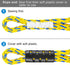SELEWARE Heavy Duty Boat Tow Harness for Tubing, Boat Tow Rope with Stainless Steel Quick Connector, Heavy Duty Self