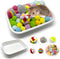 Funny Hedgehog Cage Accessories Enrichment Toys, Cute Sandbox and Ball Toys, Small