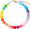 Pearl Collar Beaded Dog Collar - Handmade Fancy Dog Collar with Bell Necklace Jewelry for Small Dogs Puppy (16"+3",