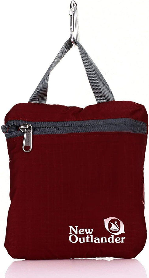 Outlander Packable Lightweight Travel Hiking Backpack, 33L (Dak Red)
