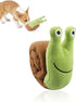 Andiker Dog Squeaky Toy, Snuffle Toy with 3 Noisemakers, Cute Snail Shape Puzzle Toy for Dog Stress Relief