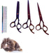 TANIQIACA Dog Grooming Scissors, Professional Dog Grooming Scissors Kit, Grooming Scissors for Dogs Cats Pets