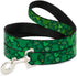 Buckle-Down Pet Leash - 4 Feet Long - St. Patrick's Day Mickey Collage Greens - 1/2" Wide